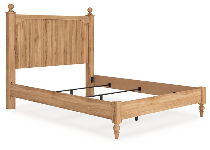 Aleaport Queen Panel Bed with Mirrored Dresser - Image 9