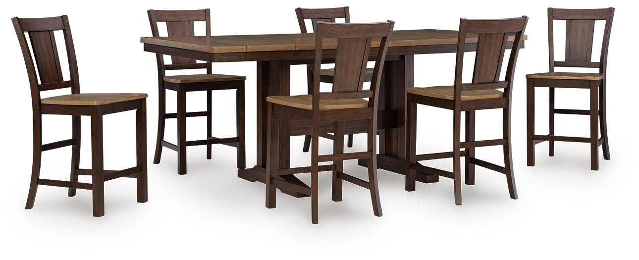 Rylandeen Counter Height Dining Table and 6 Barstools - Image 3