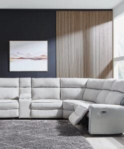 Social Pointe 6-Piece Power Reclining Sectional