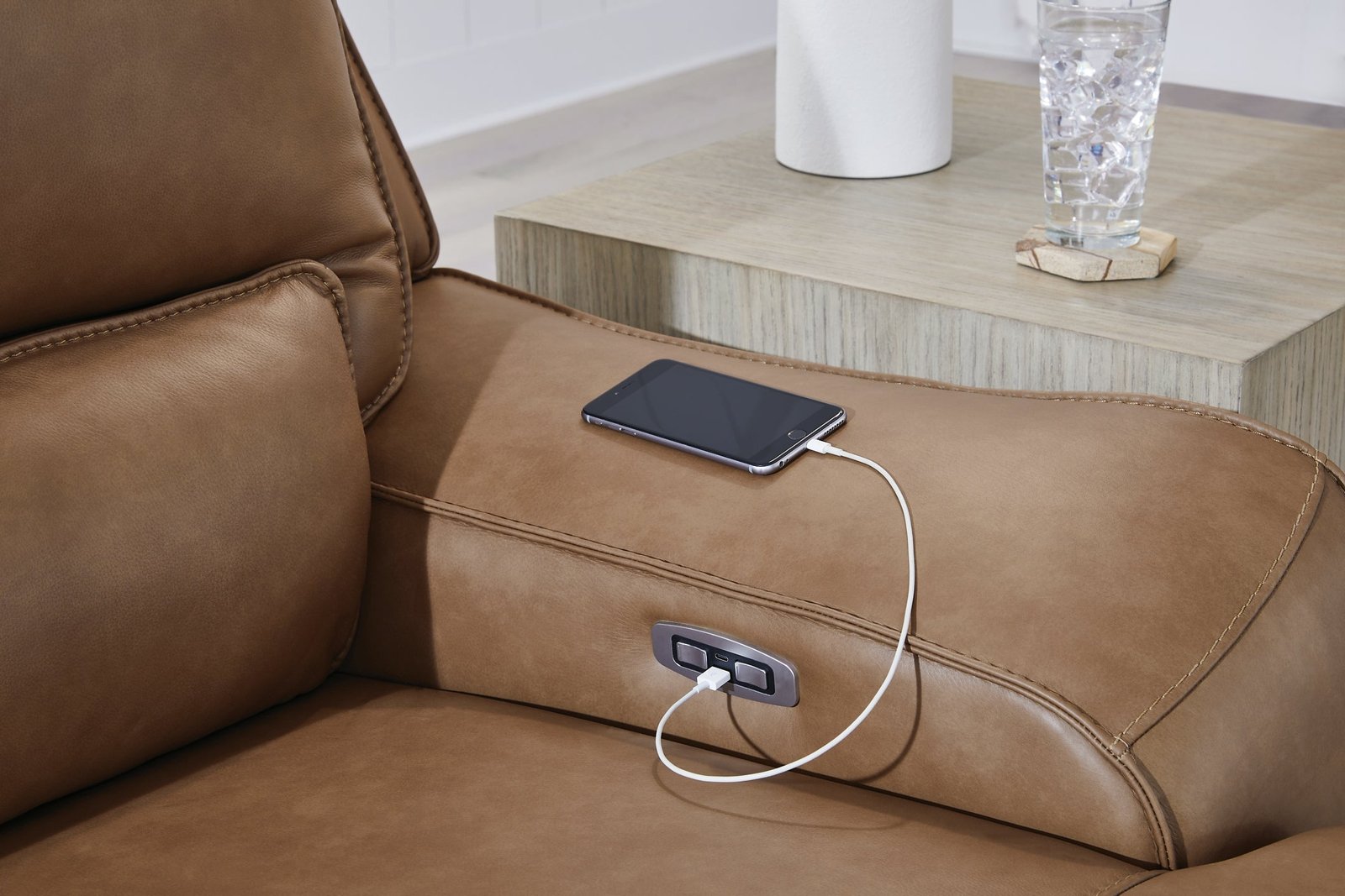 DeepWakes 3-Piece Reclining Sofa Chaise - Image 3