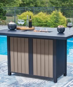 East Beach RECT Bar Table w/Fire Pit