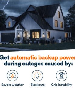 Alternative view of Generac 7258 14kW Standby Generator Propane Natural Gas 1 Phase 240V with Cellular Connectivity New