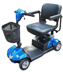 EV Rider CityCruzer 4 Wheel Electric Travel Scooter 12Ah SLA Blue Open Box