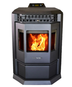 ComfortBilt HP22 2,800 sq. ft. EPA Certified Pellet Stove with Auto Ignition 55 lb Hopper Capacity Black New