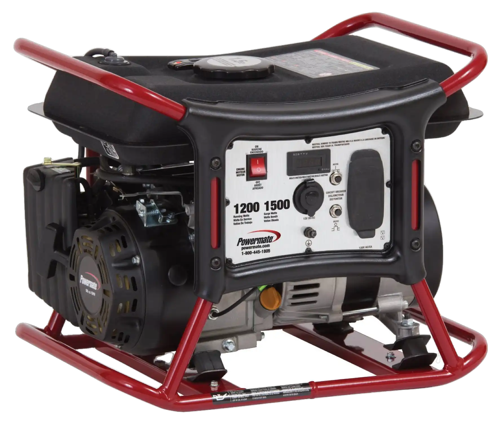Powermate PM0141200 Wx 1200W/1500W Gas Generator New