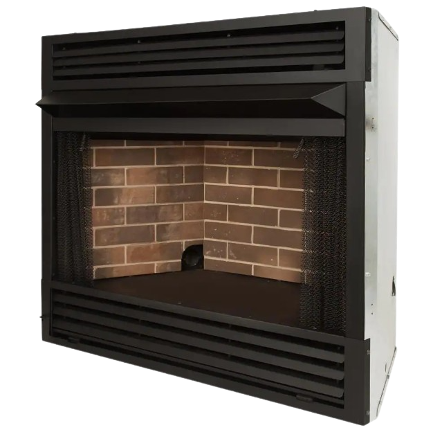 Pleasant Hearth Universal Circulating Zero Clearance 32 in. Ventless Dual Fuel Fireplace Insert New - Image 2