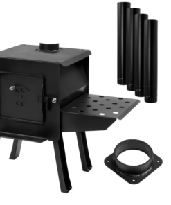 England's Stove Works ESW0033 Black Bear Kit 1.8 Cu. Ft. Wood Burning Camp Stove New
