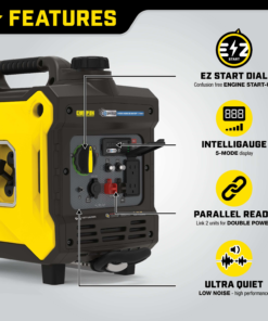 Alternative view of Champion 100571 2300W/3500W Generator Gas Inverter Low THD CO Shield New