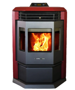 ComfortBilt HP22 2,800 sq. ft. EPA Certified Pellet Stove with Auto Ignition 55 lb Hopper Burgundy New