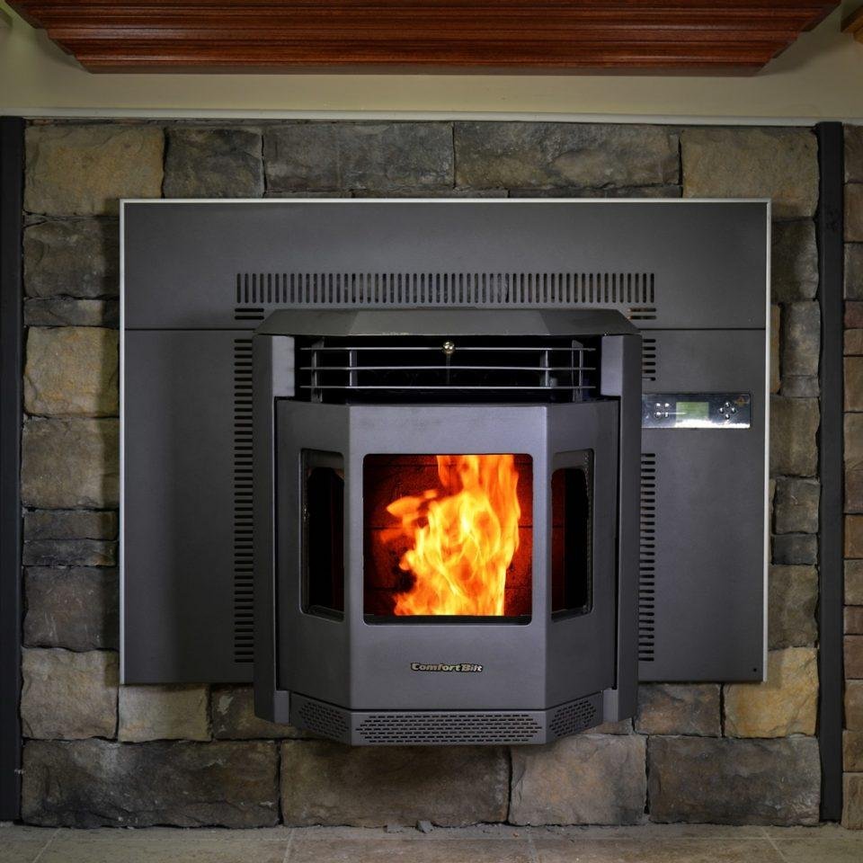 ComfortBilt HP22I 2,800 sq. ft. Pellet Stove Fireplace Insert 47 lb Hopper Capacity Black New - Image 3