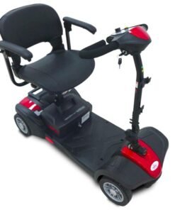 Alternative view of EV Rider Minirider Lite 4 Wheel Mobility Scooter 12Ah SLA Red Open Box