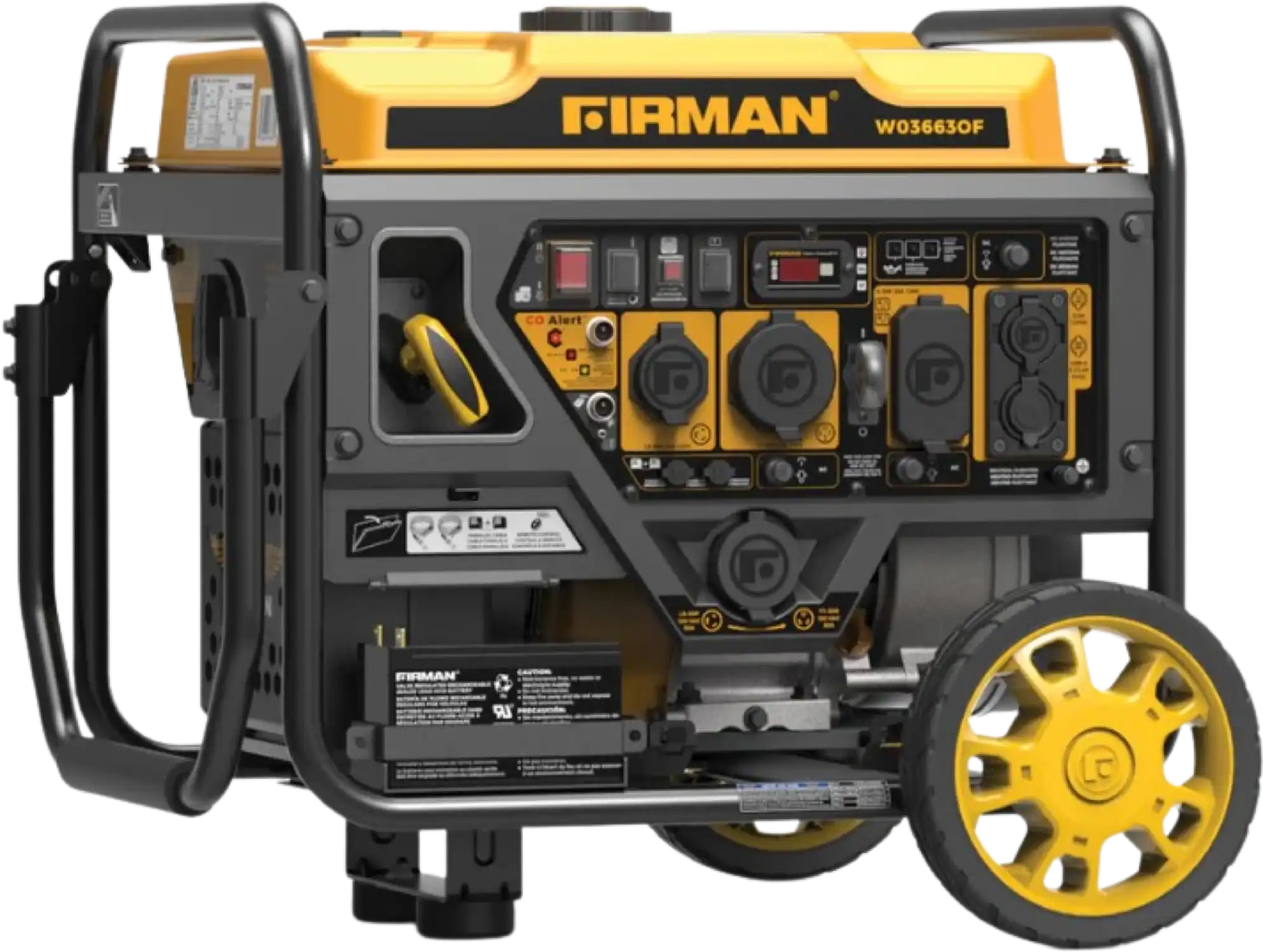 Firman W03663OF Generator 3650W/4200W 50 Amp Electric Start With CO Alert New