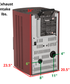 Alternative view of ComfortBilt HP50 2,200 sq. ft. EPA Certified Pellet Stove with Auto Ignition and 47 lb Hopper New