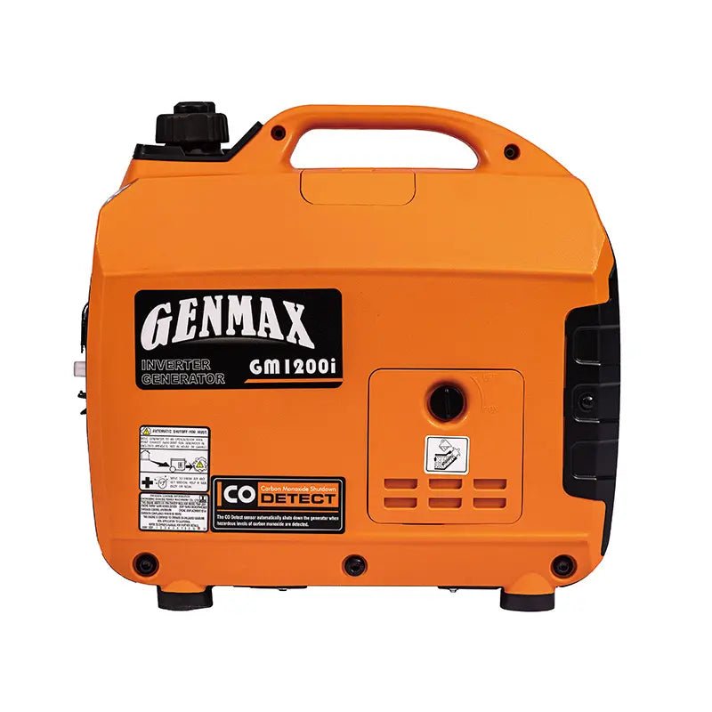 GENMAX GM1200i 20 Amp 1000W/1200W Recoil Start Gas Inverter Generator Parallel Ready New - Image 2