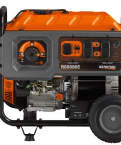 Alternative view of Generac RS8000E 8000W/10000W Portable Generator Electric Start with 25 Foot Cord Gas New