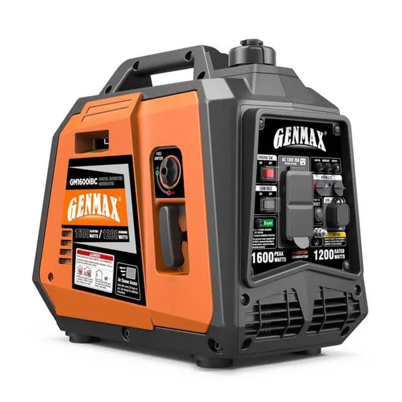 GENMAX GM1600iBC 1200W/1600W Inverter Generator Gas Powered with CO Sensor New - Image 2