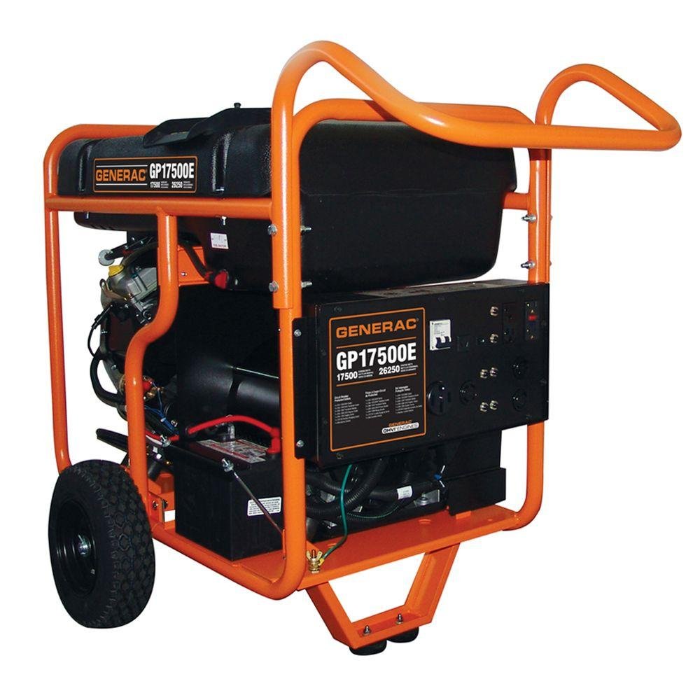 Generac GP17500E 17500W/26250W Gas Generator Electric Start Scratch and Dent - Image 3