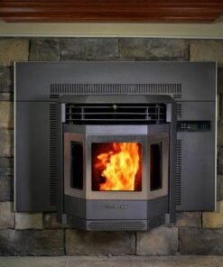 Alternative view of ComfortBilt HP22I-SS 2,800 sq. ft. Pellet Stove Fireplace Insert 47 lb Hopper Capacity Black New