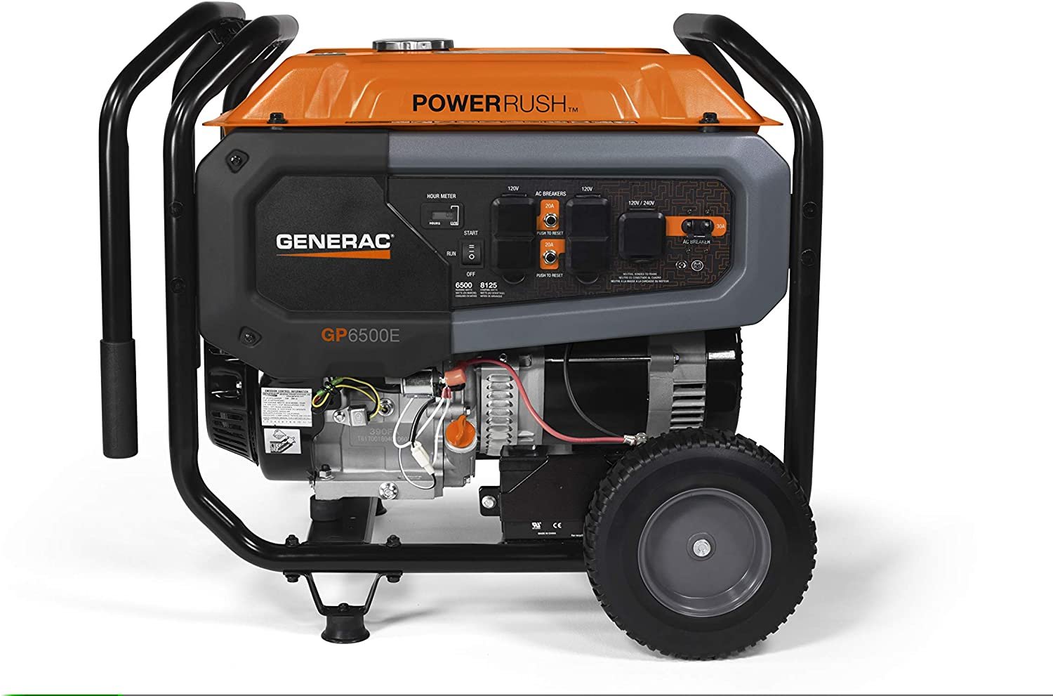 Generac GP6500E 6500W/8125W Electric Start Gas Generator New - Image 6