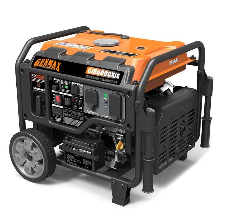 GENMAX GM6000XIE 30 Amp 5250W/6000W Electric Start Gas Inverter Generator with CO Detect New - Image 2