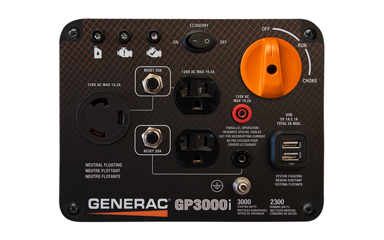 Generac GP3000i 2300/3000w Gas Inverter Generator Scratch and Dent - Image 5