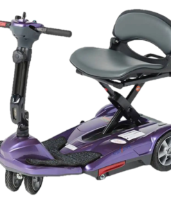 EV Rider Transport M Easy Move Scooter Lithium Folding Scooter Plum Open Box