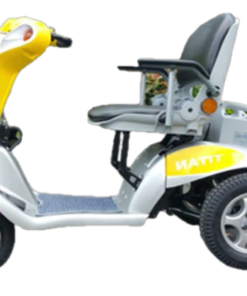 Tzora Titan Hummer XL 4 Wheel Heavy Duty Folding All Terrain Mobility Scooter Yellow New