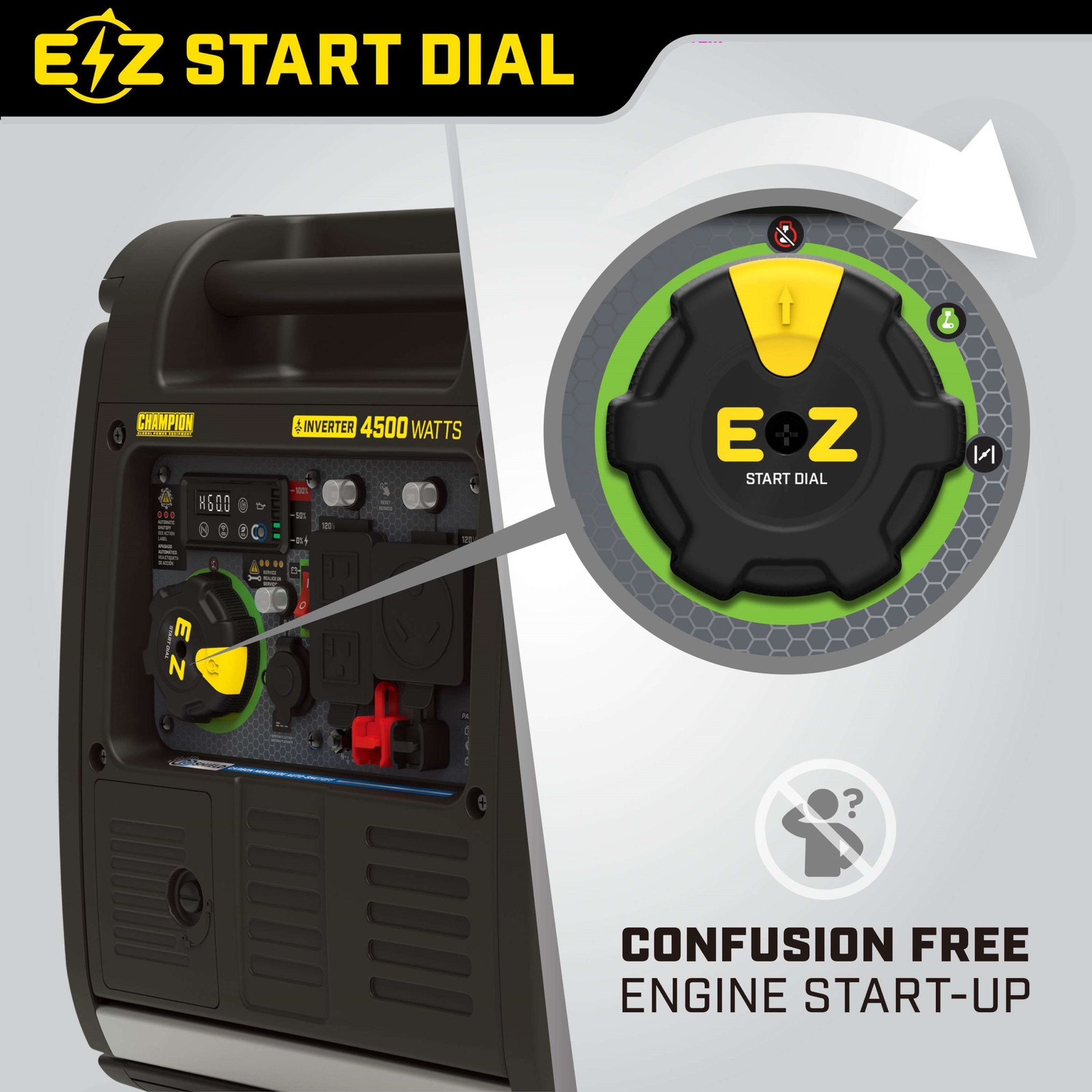 Champion 201184 3500W/4500W Inverter Generator Gas RV and Parallel Ready CO Shield Remote Start New - Image 5