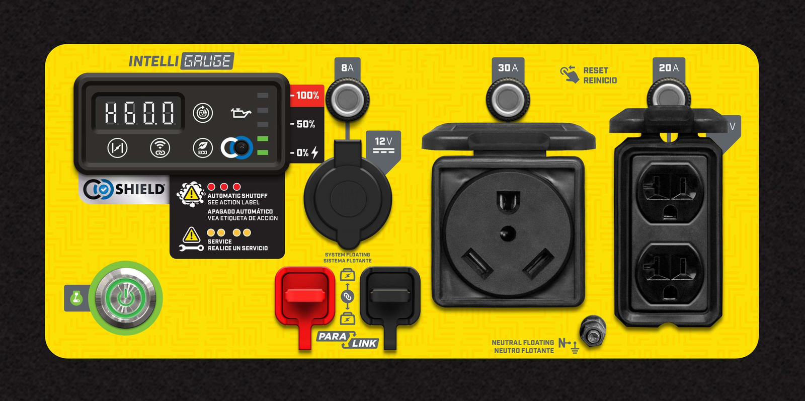 Champion 201185 3500W/4250W Open Frame Inverter Generator Gas RV and Parallel Ready CO Shield Remote Start New - Image 5