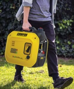 Alternative view of Champion 201323 1850W/2500W Generator Inverter Dual Fuel Gas Propane with CO Shield New