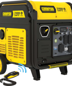 Champion 201407 9000W/11000W Generator Gas Inverter 50 Amp Low THD CO Shield Remote Start New