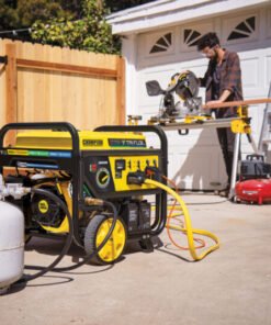 Alternative view of Champion 201438 10000W/12500W Generator Tri-Fuel Gas Propane Natural Gas CO Shield 50 Amp Electric Start New