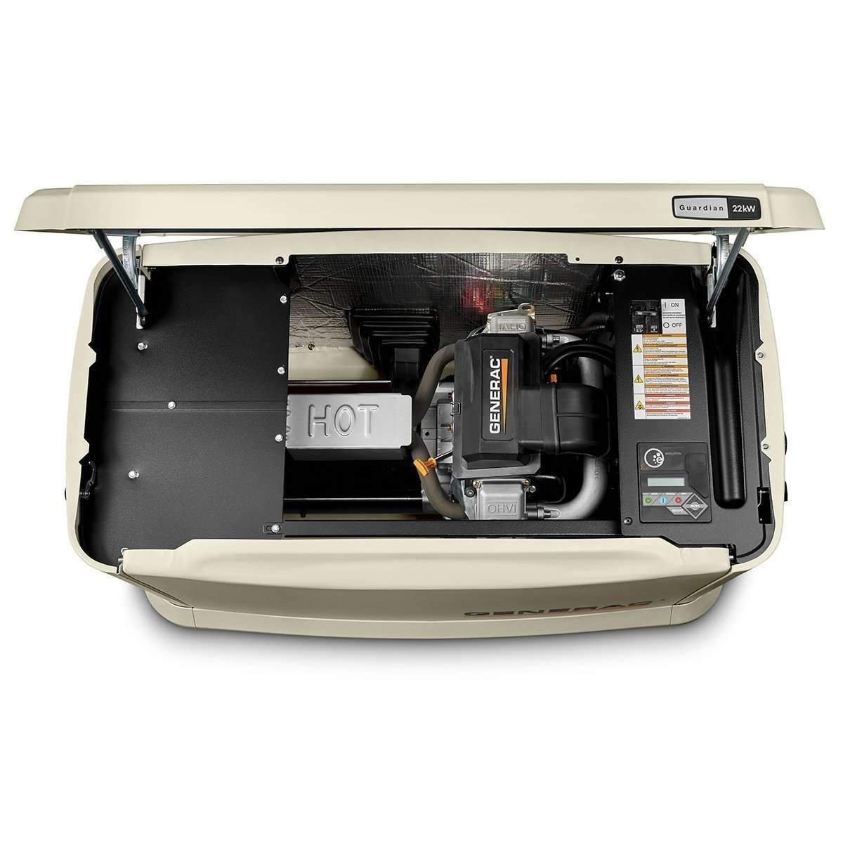 Generac 7177 Guardian 16kW LP/NG Standby Generator WiFi w/100 Amp 16C Smart Transfer Switch New - Image 4
