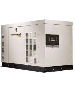 Alternative view of Generac Protector 48kW RG04854ANAX Liquid Cooled 1 Phase 120/240V LP/NG Standby Generator Scratch and Dent