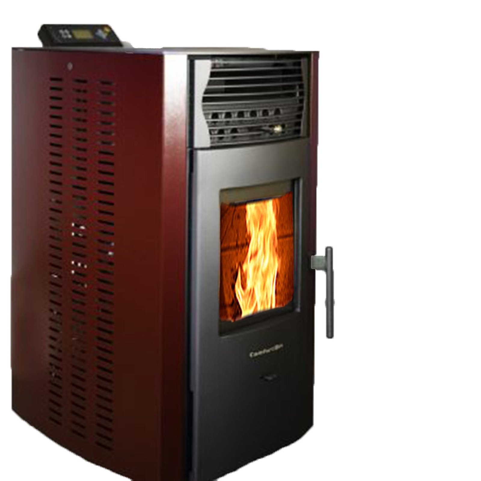 ComfortBilt HP50 2,200 sq. ft. Pellet Stove Auto Ignition 47 lb Hopper Burgundy New - Image 4
