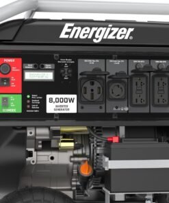 Alternative view of Energizer eZV8000 6500W/8000W Gas Powered Electric Start Inverter Generator New