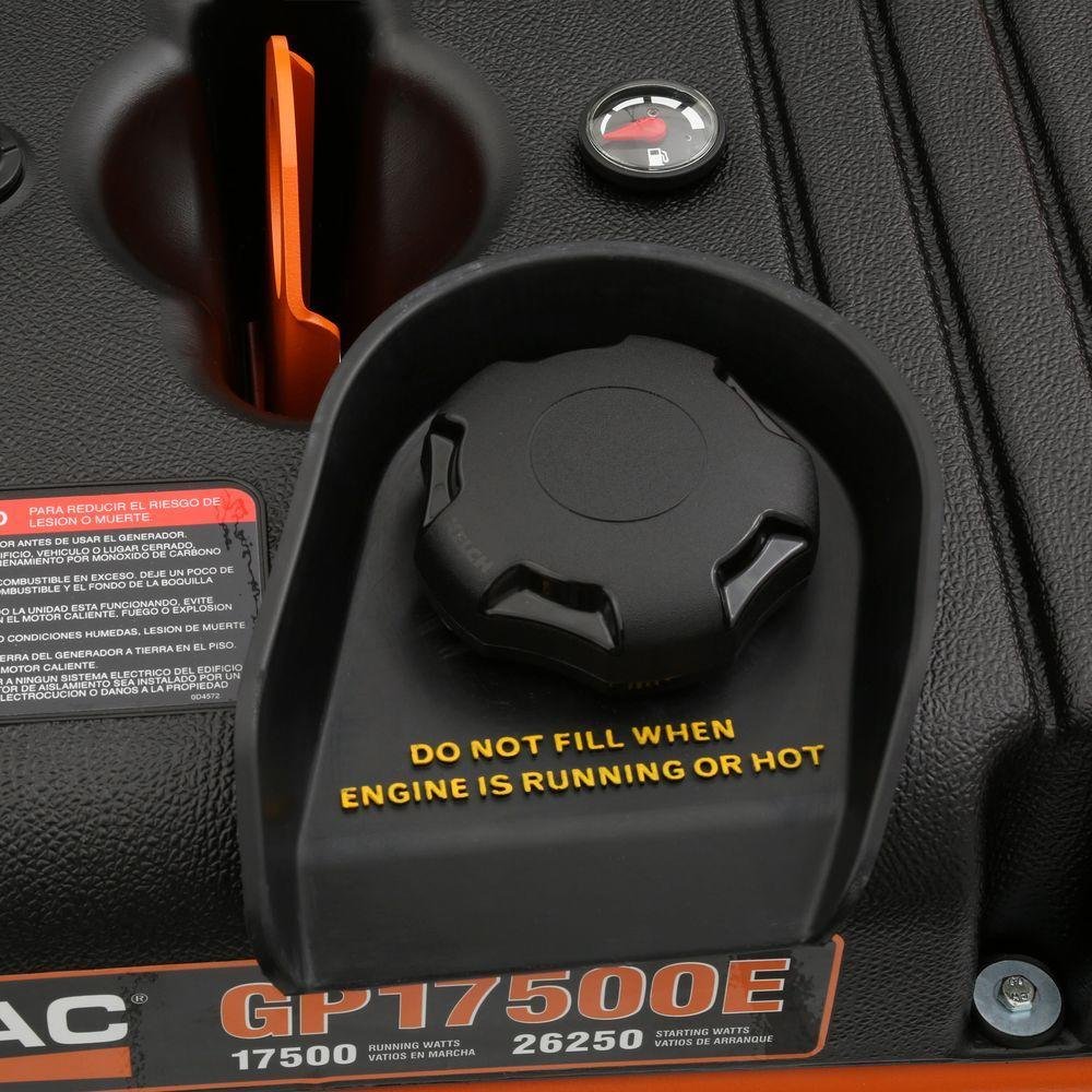 Generac GP17500E 17500W/26250W Gas Generator Electric Start Scratch and Dent - Image 4