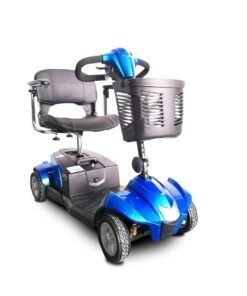 Alternative view of EV Rider CityCruzer 4 Wheel Electric Travel Scooter 12Ah SLA Blue Open Box