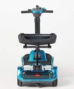 Alternative view of EV Rider Transport AF+ Automatic Folding Scooter Blue Open Box