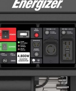 Alternative view of Energizer eZV4800 3600W/4800W Gas Powered Open Frame Inverter Generator New