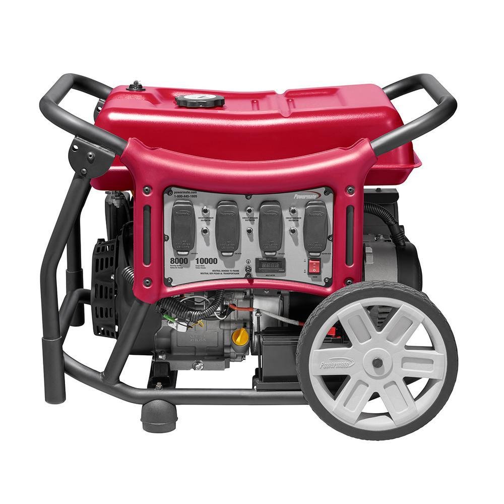Powermate CX8000E 8000W/10000W Electric Start Gas Portable Generator New - Image 2
