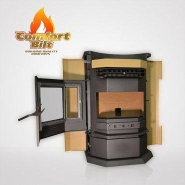 ComfortBilt HP22-N 3,000 sq. ft. EPA Certified Pellet Stove with Auto Ignition 80 lb Hopper Capacity Apricot New - Image 4