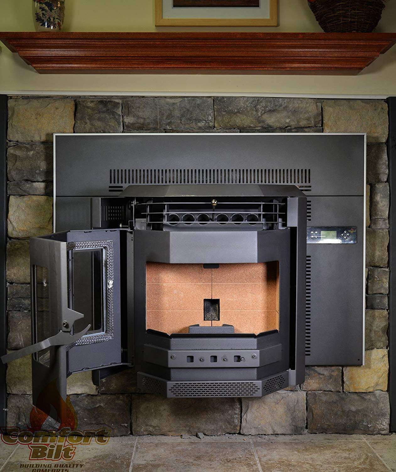 ComfortBilt HP22I 2,800 sq. ft. Pellet Stove Fireplace Insert 47 lb Hopper Capacity Black New - Image 5