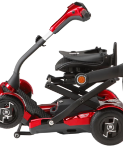 Alternative view of EV Rider Teqno AF S26 Automatic Folding Mobility Scooter Red New