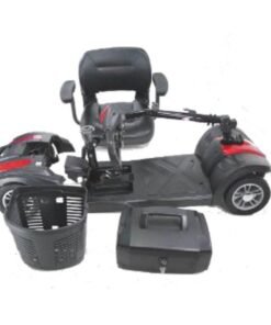 Alternative view of EV Rider Minirider Lite 4 Wheel Mobility Scooter 12Ah SLA Green Open Box