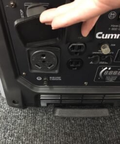 Alternative view of Cummins P4500i 3700W/4500W Onan A058U955 Remote Start Portable Gas Inverter Generator RFB (Key FOB not included)