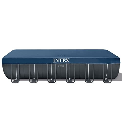 Intex Above Ground Swimming Pool Set Gray - Image 6