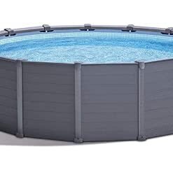 Alternative view of Detailing Connect Above Ground Swimming Pool Set w/Sand Filter Pump & Ladder Gray