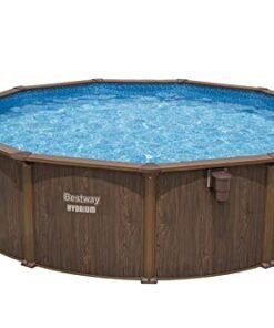 Bestway Hydrium Galvanized Steel Wall Above Ground Pool Set 16' x 52" Blue