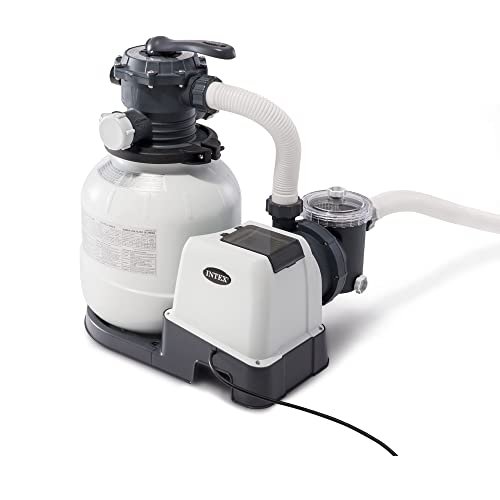 Intex Above-Ground Pool Set with Pump and Vacuum Gray - Image 5